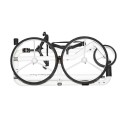 JuCad Carbon Travel Bianco SV 3.0 - Chariot Golf Électrique Carbone Blanc