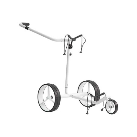 JuCad Carbon Travel Bianco SV 3.0 - Chariot Golf Électrique Carbone Blanc