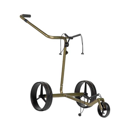 JuCad Carbon Travel Verde Black 3.0 - Chariot Golf Carbone Irisé
