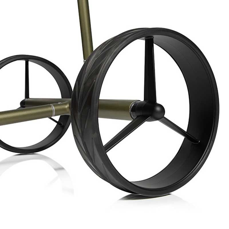 JuCad Carbon Travel Verde Black 3.0 - Chariot Golf Carbone Irisé