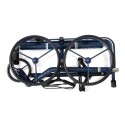 Chariot de golf électrique JuCad Carbon Travel Royal Navy 3.0 | Compact carbone premium