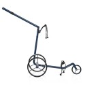 Chariot de golf électrique JuCad Carbon Travel Royal Navy 3.0 | Compact carbone premium