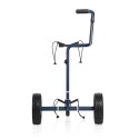 Chariot de golf électrique JuCad Carbon Travel Royal Navy 3.0 | Compact carbone premium