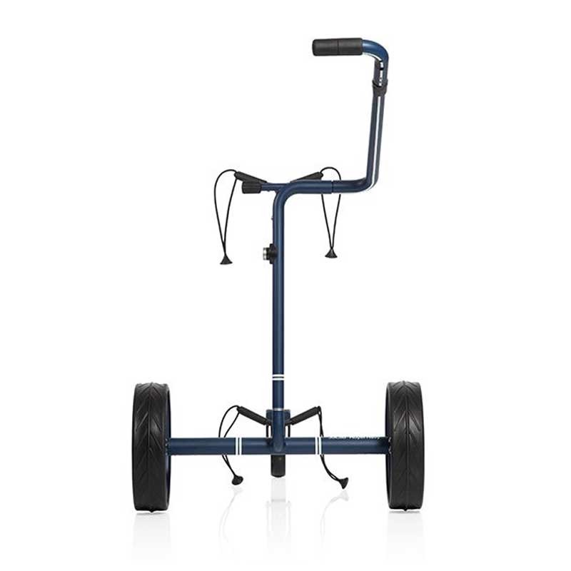 Chariot de golf électrique JuCad Carbon Travel Royal Navy 3.0 | Compact carbone premium