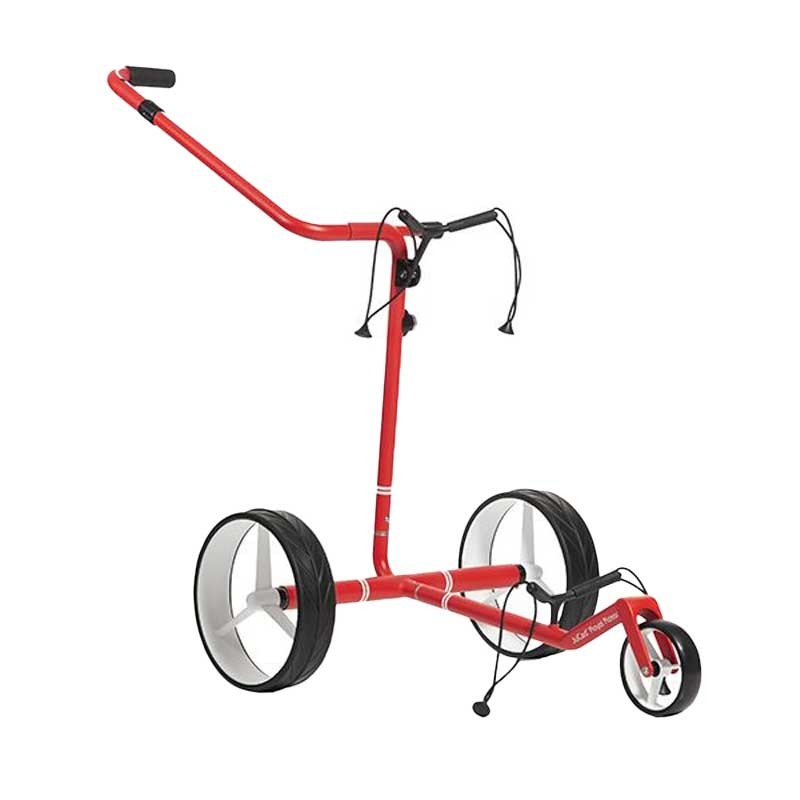 Chariot de golf électrique JuCad Carbon Travel Royal Rosso 3.0 | Ultra compact & carbone