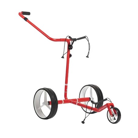Chariot de golf électrique JuCad Carbon Travel Royal Rosso 3.0 | Ultra compact & carbone