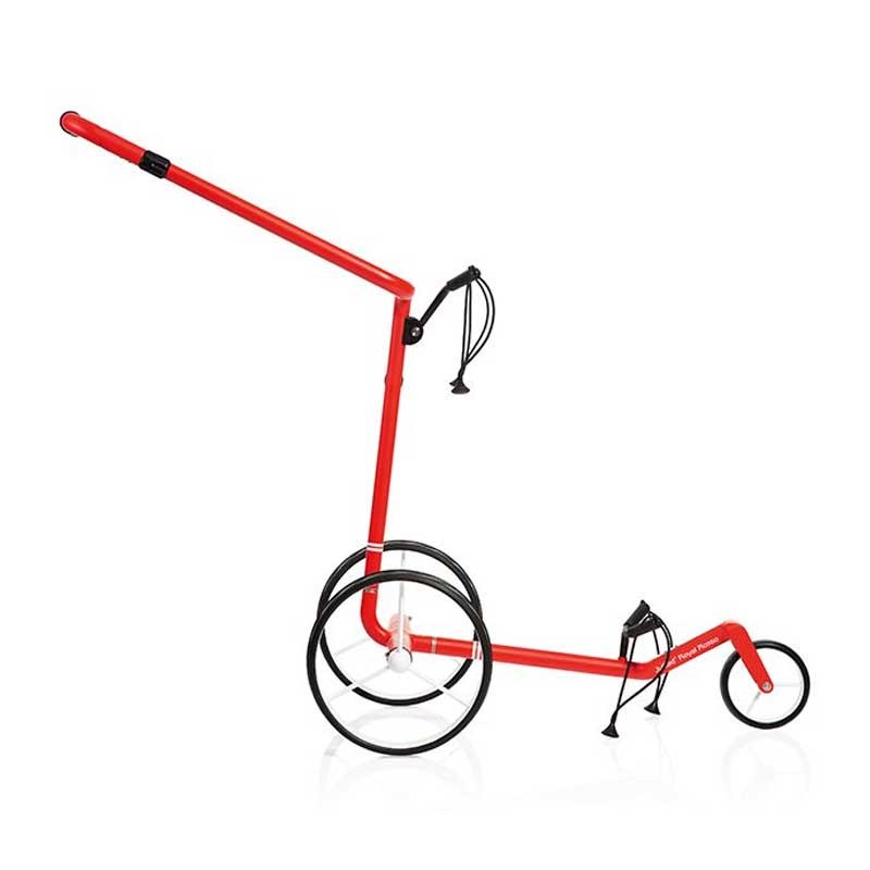 Chariot de golf électrique JuCad Carbon Travel Royal Rosso 3.0 | Ultra compact & carbone