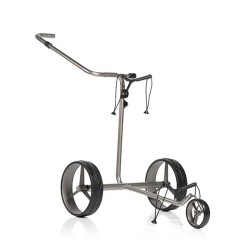 Chariot de golf électrique JuCad Drive 3.0 inox | Léger & premium