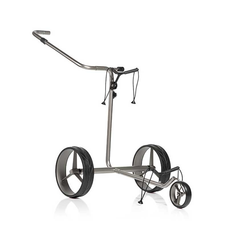 Chariot de golf électrique JuCad Drive 3.0 inox | Léger & premium