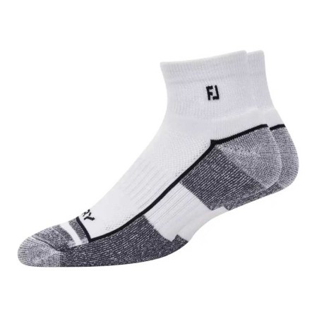 Chaussettes Golf FootJoy ProDry Quarter White (39-46) - Confort Mi-haut