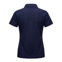 Polo Golf Femme Chiberta Aral Marine - Stretch & Détails Or