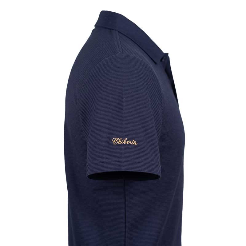 Polo Golf Femme Chiberta Aral Marine - Stretch & Détails Or