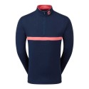Pull Golf Homme FootJoy InSet Stripe Mid-Layer - Thermique & Stretch