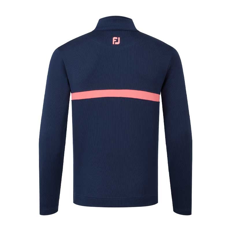 Pull Golf Homme FootJoy InSet Stripe Mid-Layer - Thermique & Stretch