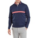 Pull Golf Homme FootJoy InSet Stripe Mid-Layer - Thermique & Stretch