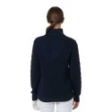Pull de Golf Doublé Femme Daily Sports Cable LS - Marine Coupe-Vent
