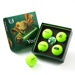 Coffret Balles de Golf Volvik Star Wars Yoda - Vertes & Vivid Soft