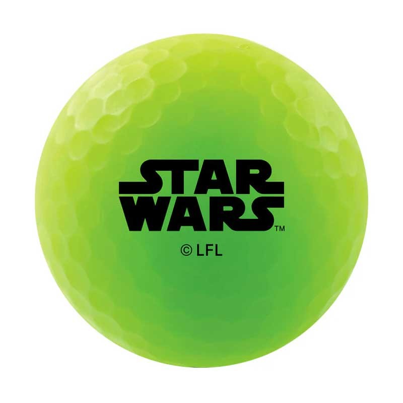 Coffret Balles de Golf Volvik Star Wars Yoda - Vertes & Vivid Soft