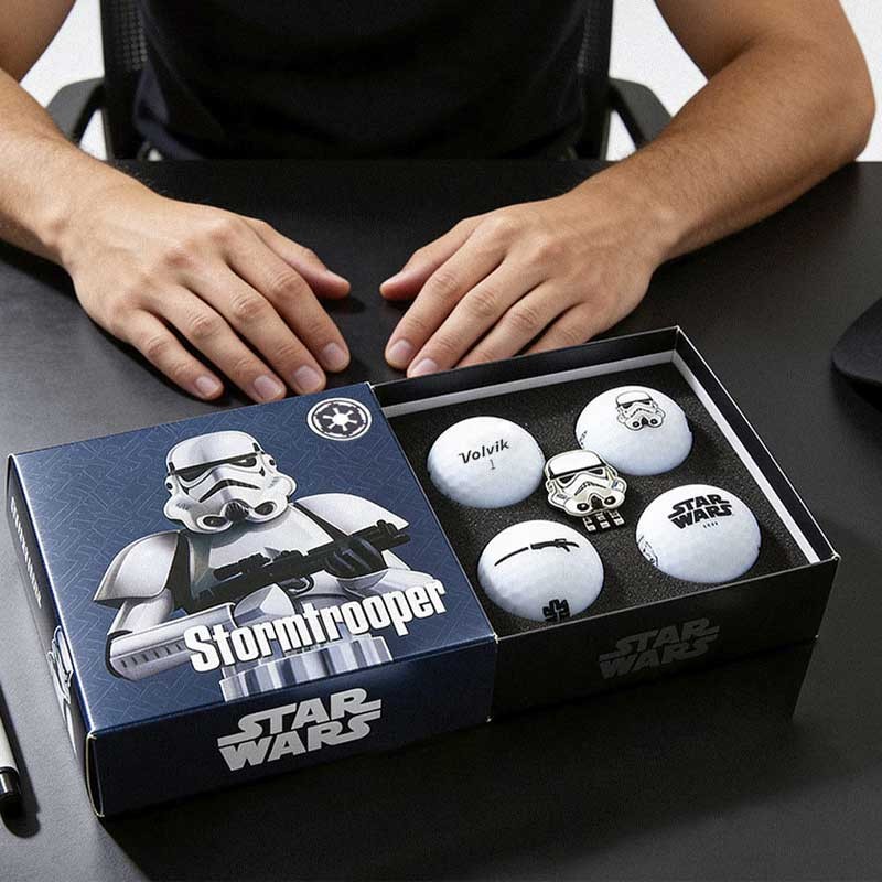 Coffret Balles de Golf Volvik Star Wars Stormtrooper - Vivid Soft