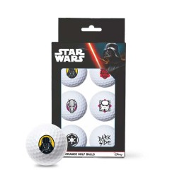 Coffret 6 Balles de Golf Volvik Star Wars Dark Side - Power Soft