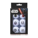 Coffret 6 Balles de Golf Volvik Star Wars Dark Side - Power Soft