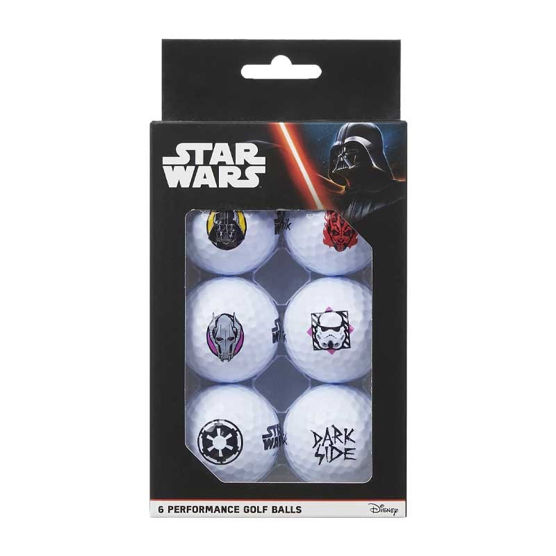 Coffret 6 Balles de Golf Volvik Star Wars Dark Side - Power Soft