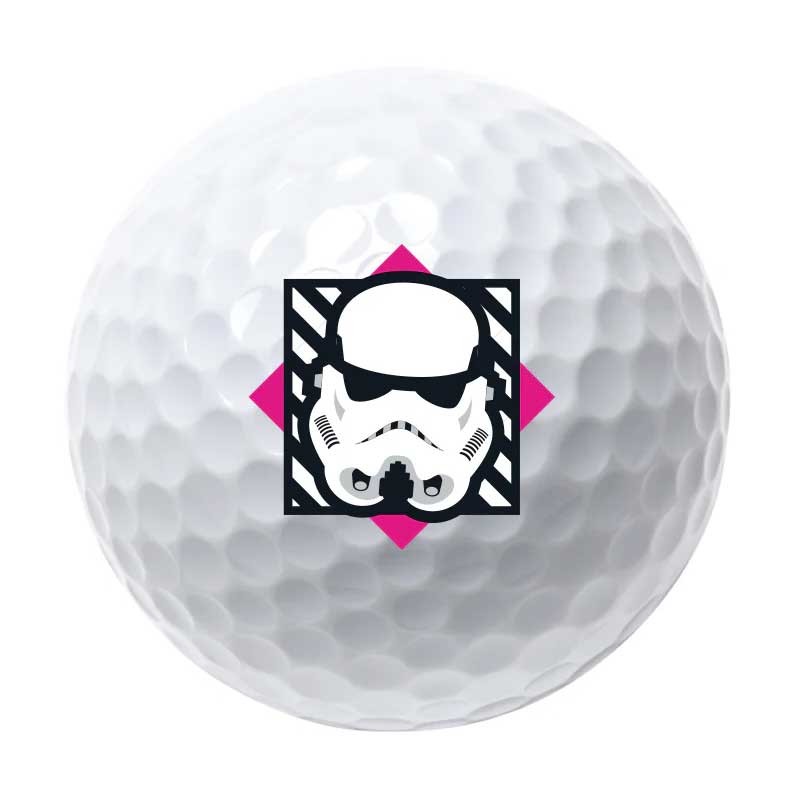 Coffret 6 Balles de Golf Volvik Star Wars Dark Side - Power Soft