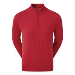 Pull FootJoy Wool Blend 1/2 Zip – Pull de golf en laine chaud et élégant | Route du Golf