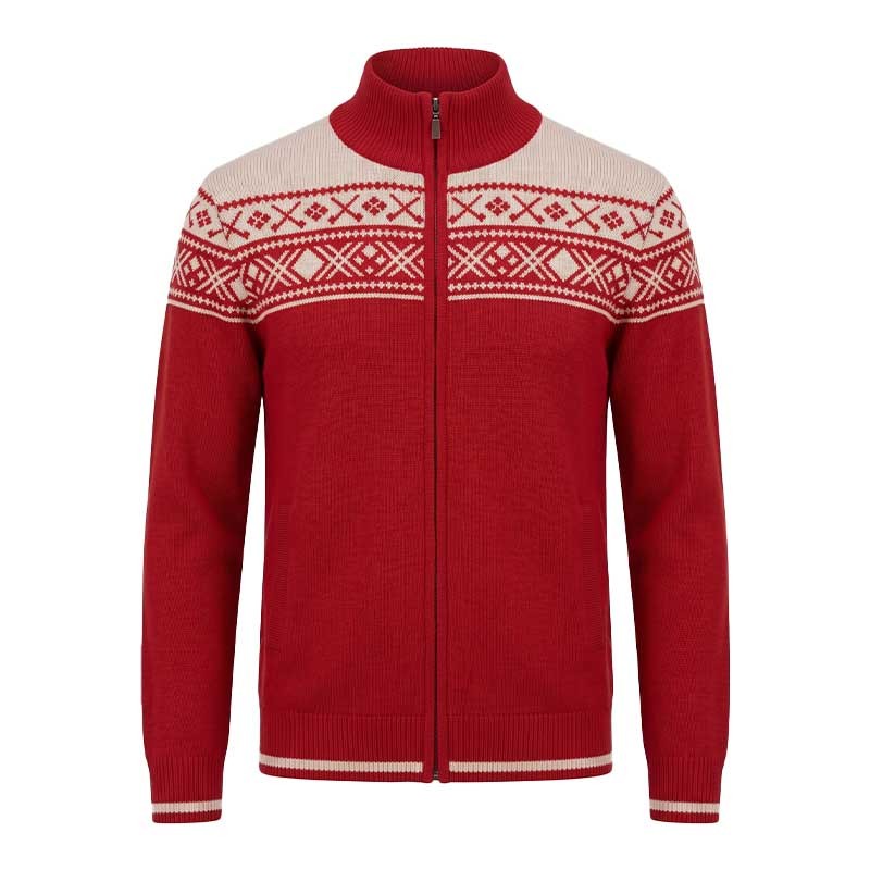 Cardigan de Golf Homme Chiberta Doublé – Pull Coupe-Vent & Chaud