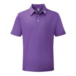Polo FootJoy Stretch Pique Solid Homme – Polo Golf Respirant | Route du Golf