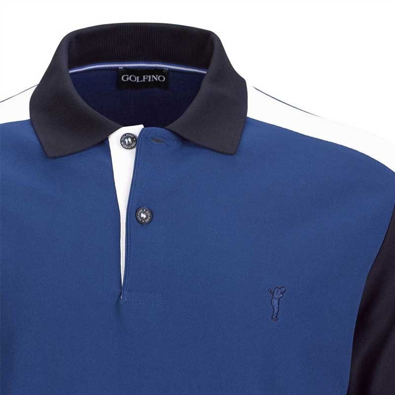 Pull Golfino PT Indigo Troyer Golf Homme – Techno Stretch