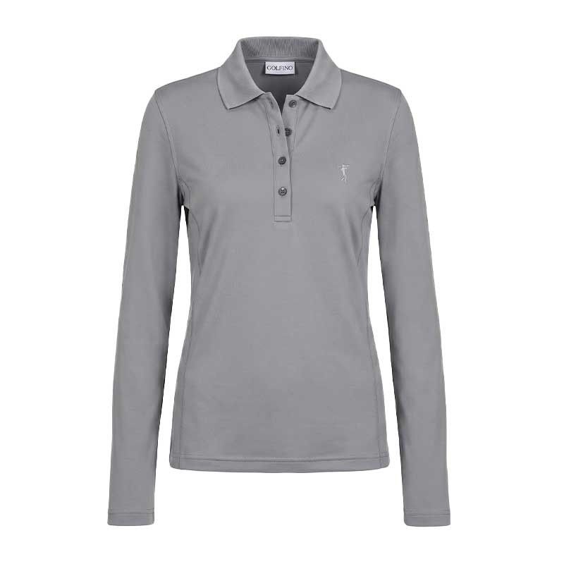 Polo Golfino Mia UV Protect Brushed Femme – Stretch Golf