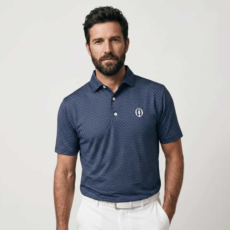 Polo FootJoy The Open Crown Lisle – Édition Officielle