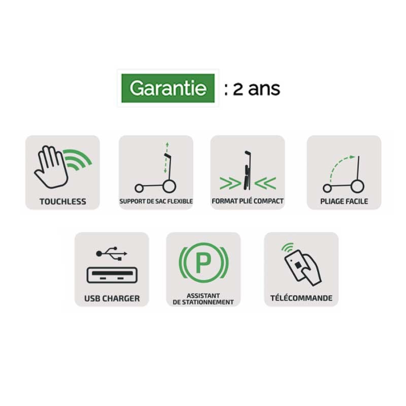 Chariot Électrique Flat Cat Ahead 3.0 – Capteur de Proximité