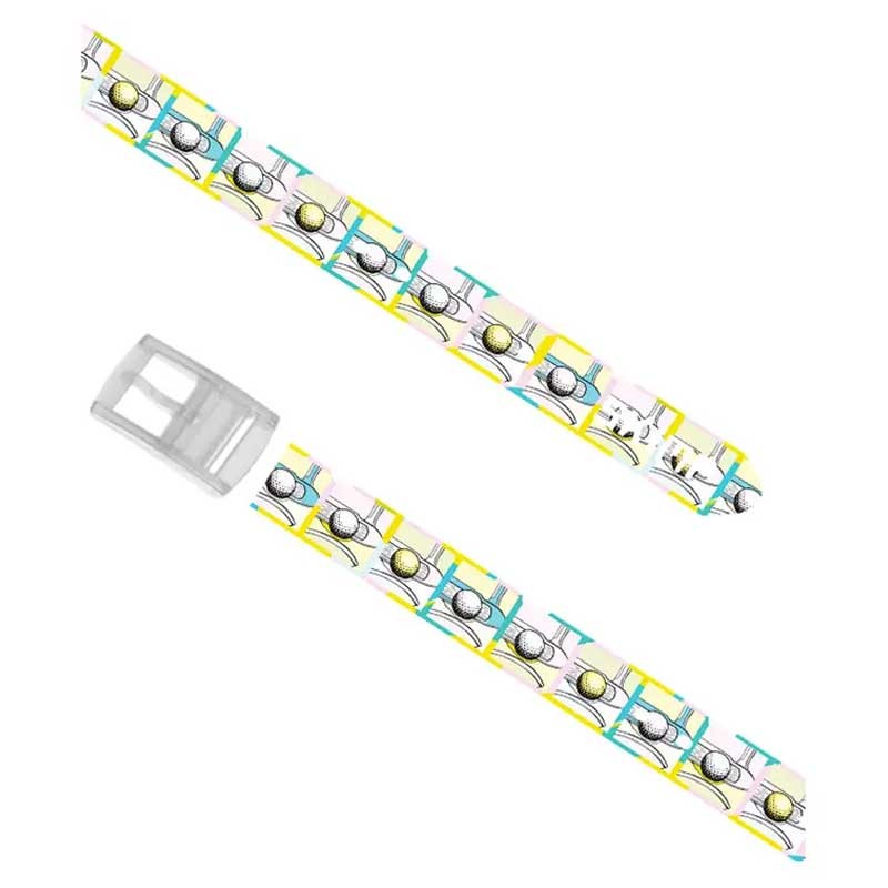 Ceinture Skimp Print Putting Green – Sans Métal & Ajustable