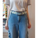 Ceinture Skimp Print Putting Green – Sans Métal & Ajustable