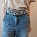 Ceinture Skimp Print Golf Ethnik – Sans Métal & Ajustable