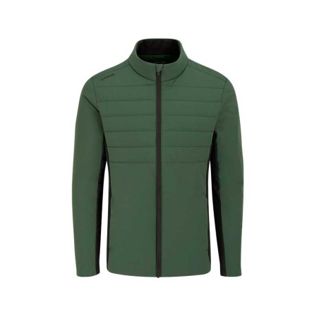 Veste PING Cassian Homme Gorse Green / Black | Route du Golf