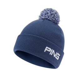 Bonnet PING Cresting Knit Homme Blue Indigo | Route du Golf