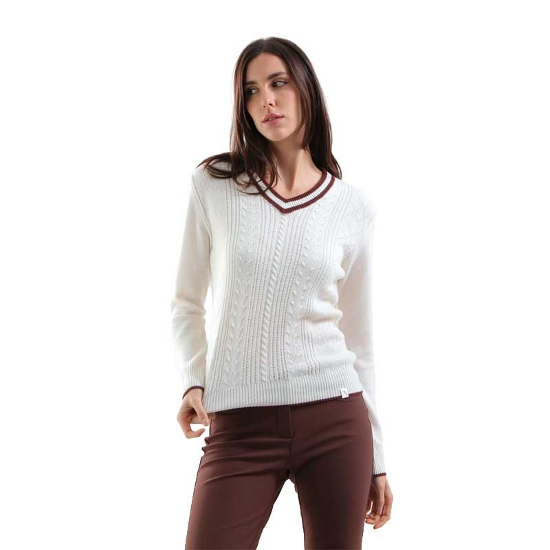 Pull Chervò Nevila Femme Mérinos & Cachemire | Route du Golf