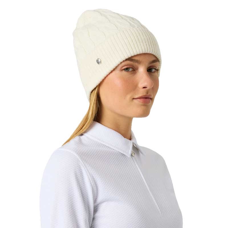 Bonnet Daily Sports Cable Knit Femme | Bonnet Golf Hiver