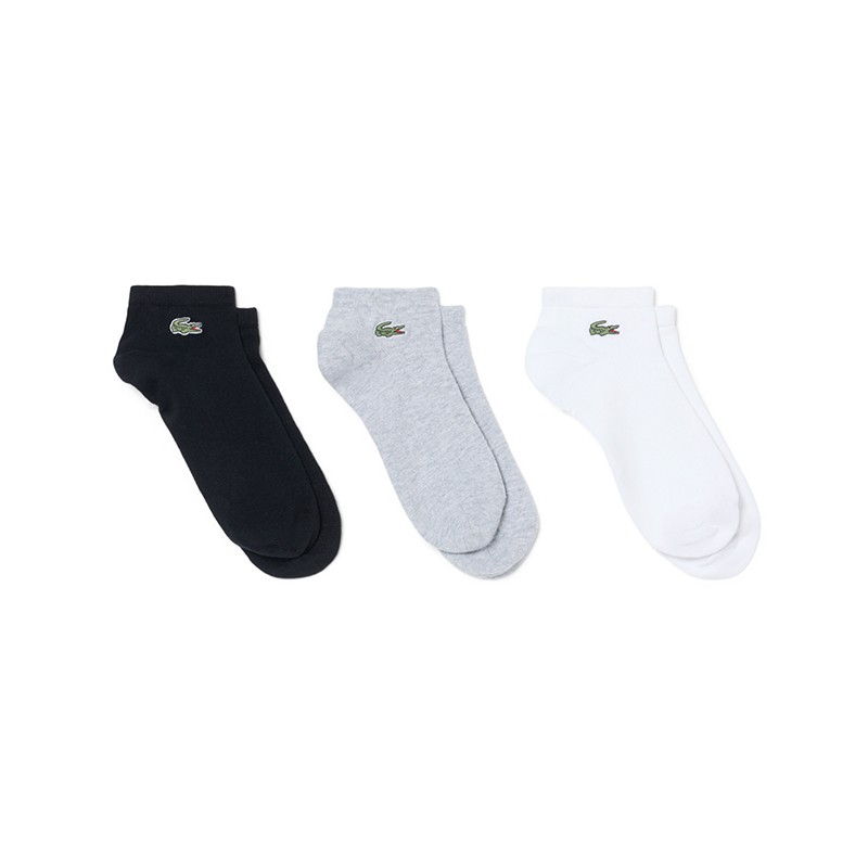 Lot de 3 chaussettes basses Lacoste RA9267-00 | Route du Golf