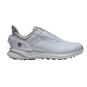 Chaussures de golf FootJoy Pro/SL BOA Blanc/Gris | Route du Golf