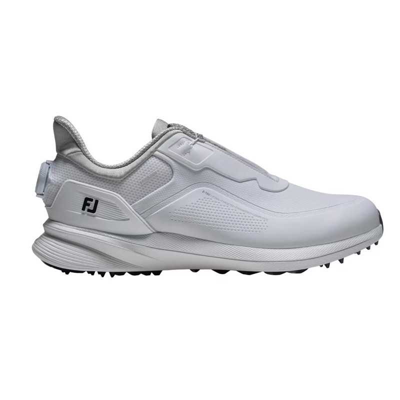 Chaussures de golf FootJoy Pro/SL BOA Blanc/Gris | Route du Golf