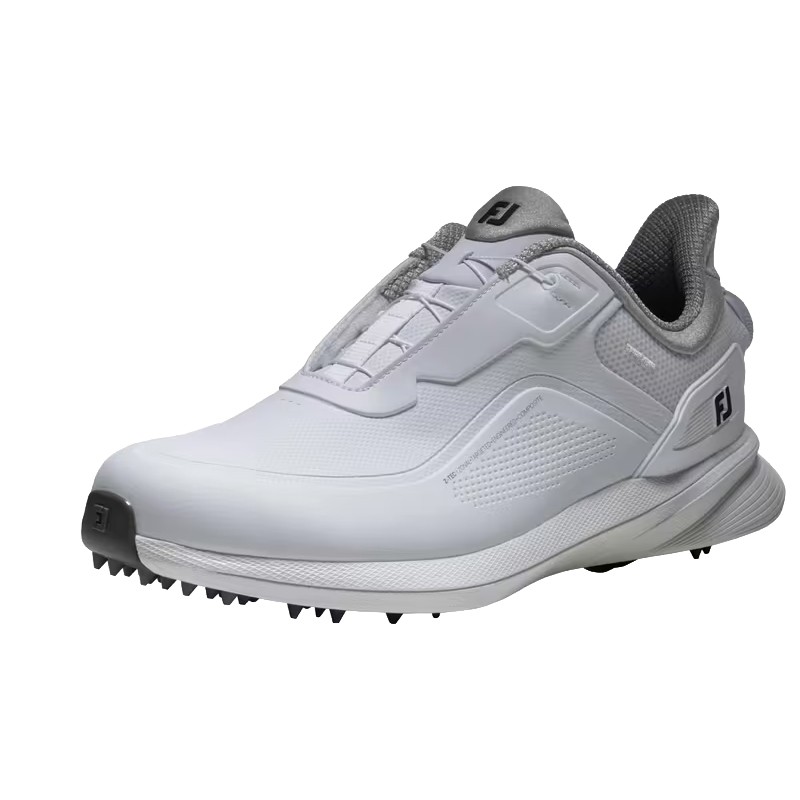 Chaussures de golf FootJoy Pro/SL BOA Blanc/Gris | Route du Golf