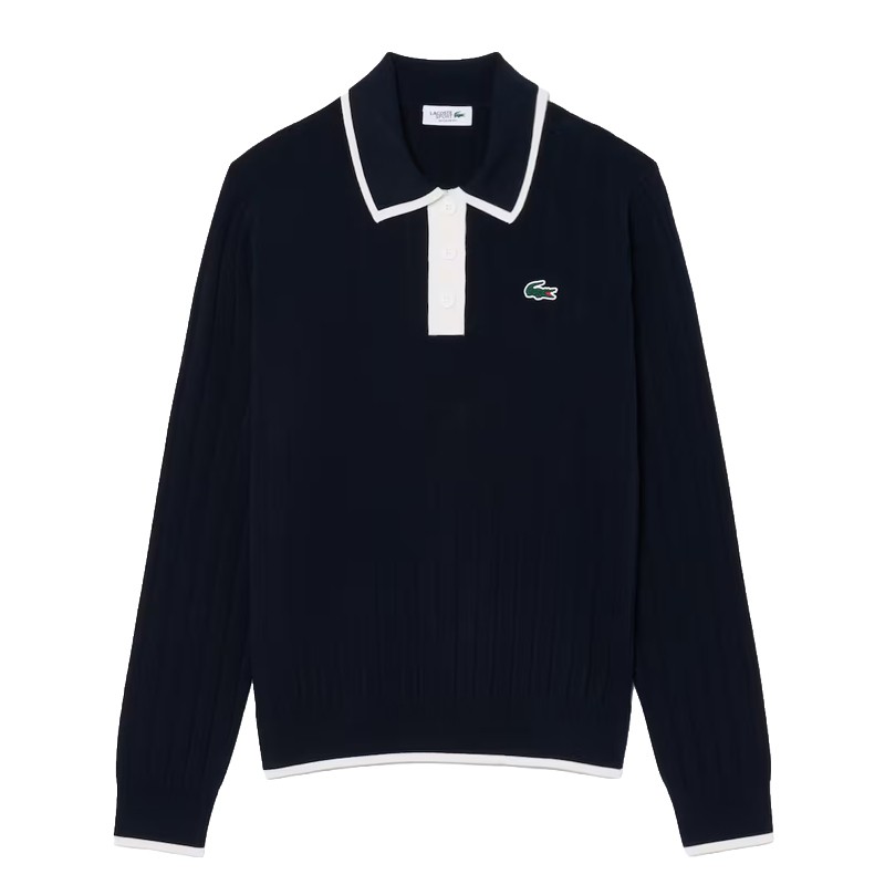 Pull Golf Femme Lacoste - Maille Stretch & Élégance
