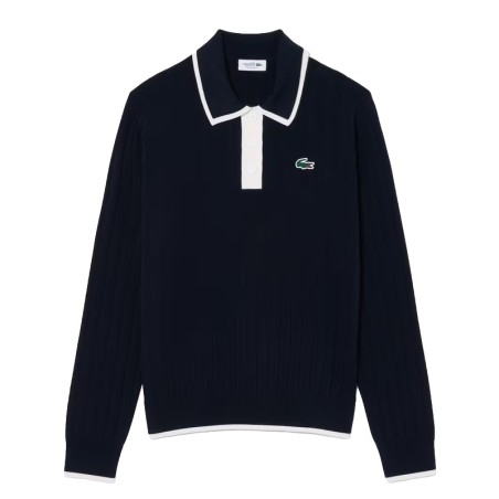 Pull Golf Femme Lacoste - Maille Stretch & Élégance