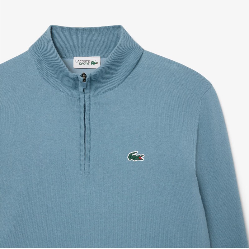 Pull Golf Quart-Zip Coupe-Vent Lacoste AH4808 - Pull technique homme | Route du Golf