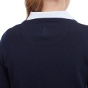 Pull Golf FootJoy Col V Femme Bleu Marine | Route du Golf