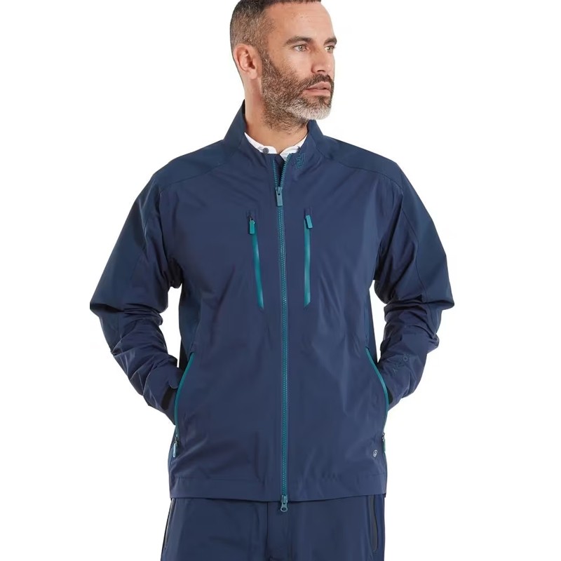 Veste de pluie FootJoy Hydro Arcus marine | Route du Golf